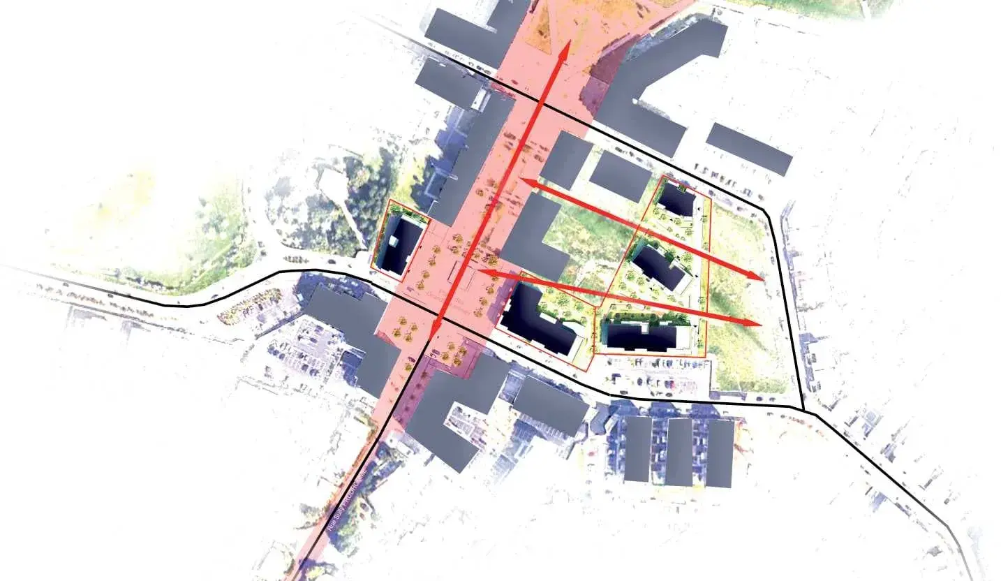 Résidences des Grands Hommes, Béziers (34) — plan