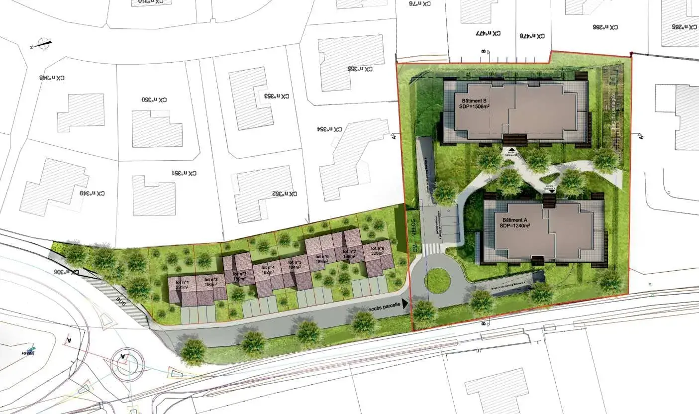 Résidence de la Carrière, Béziers (34) — plan