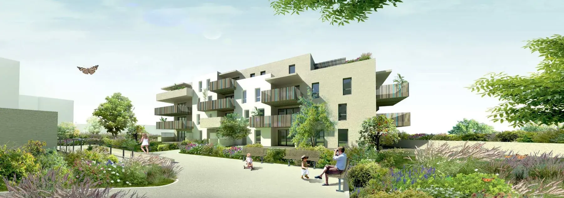 Résidences des Grands Hommes, Béziers (34) — perspective d’étude 2